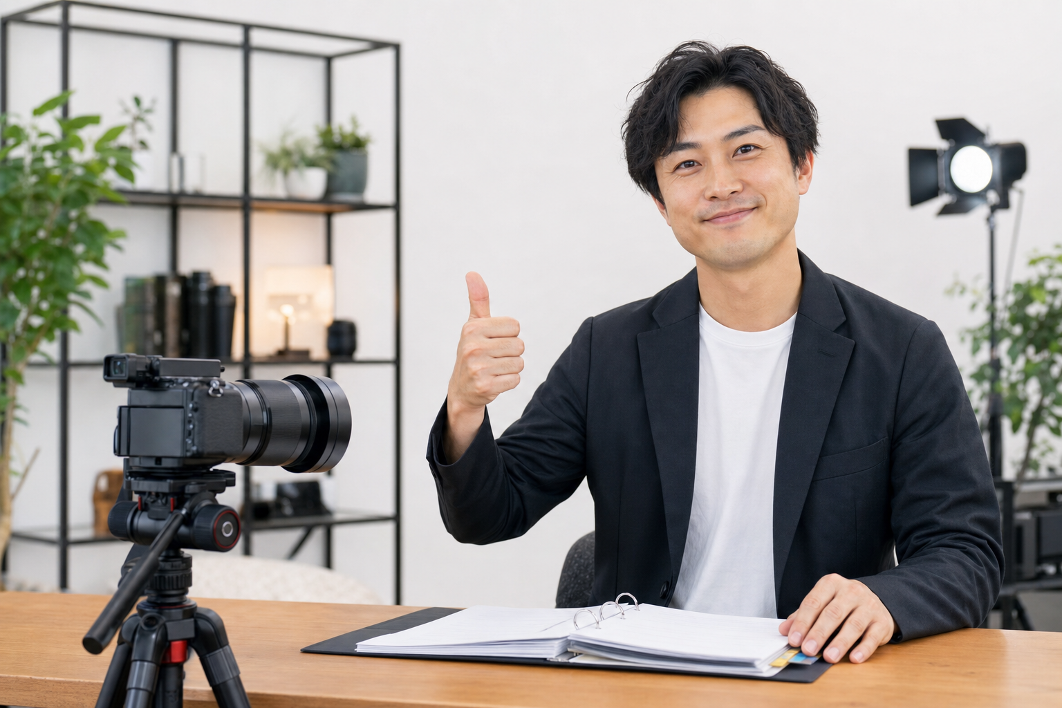 台本を活かして動画制作に臨むクリエイター