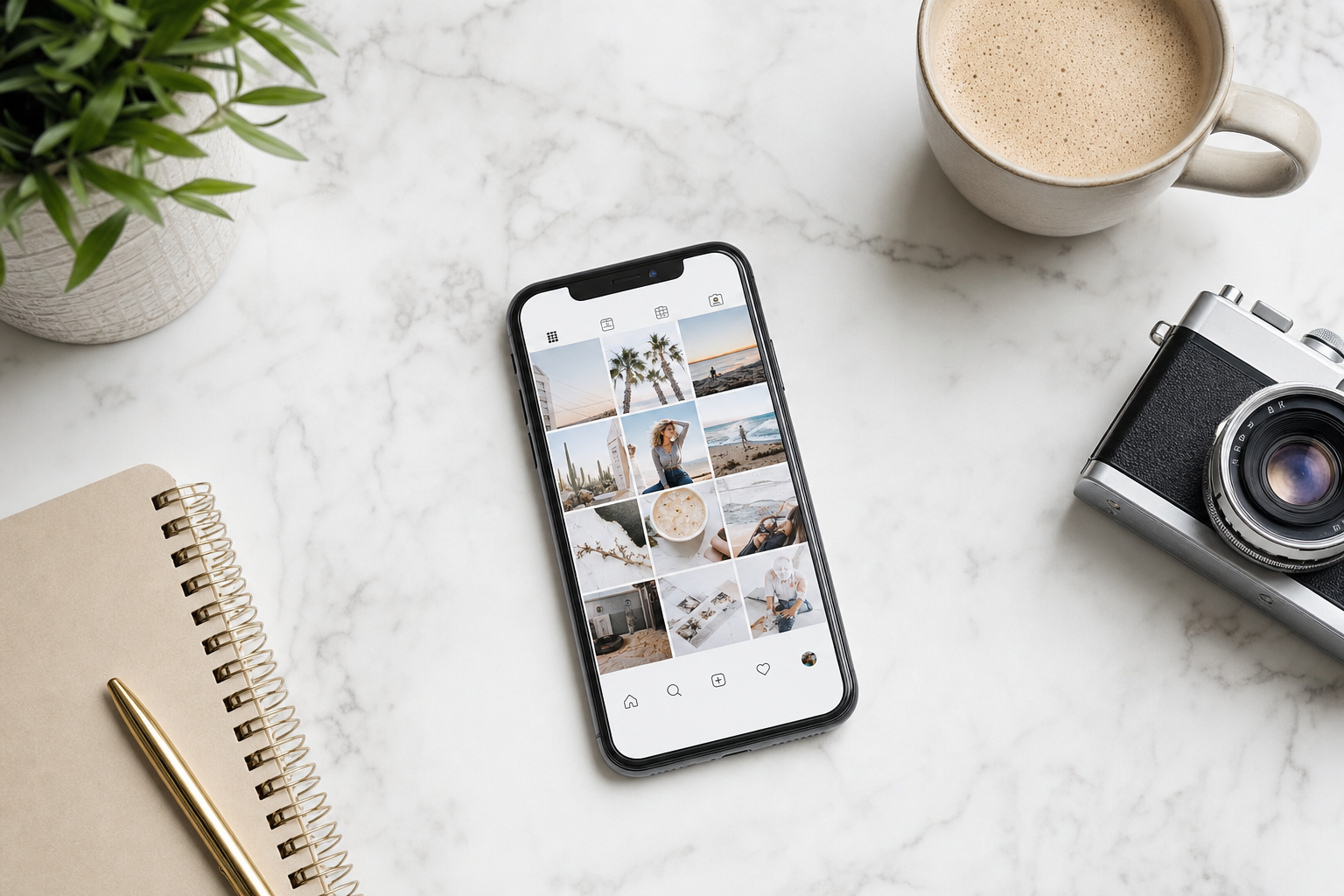 Instagramマーケティングの全体像を象徴するイメージ