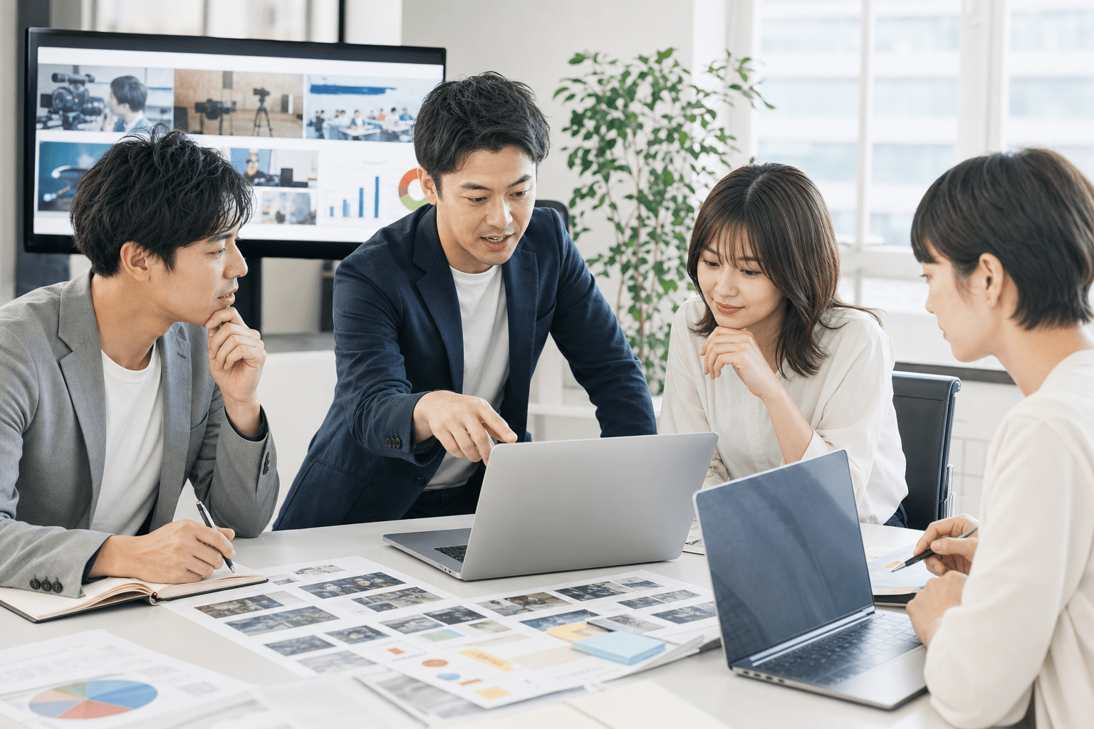 ショート動画運用代行とは|制作代行・編集外注との違いをイメージした画像