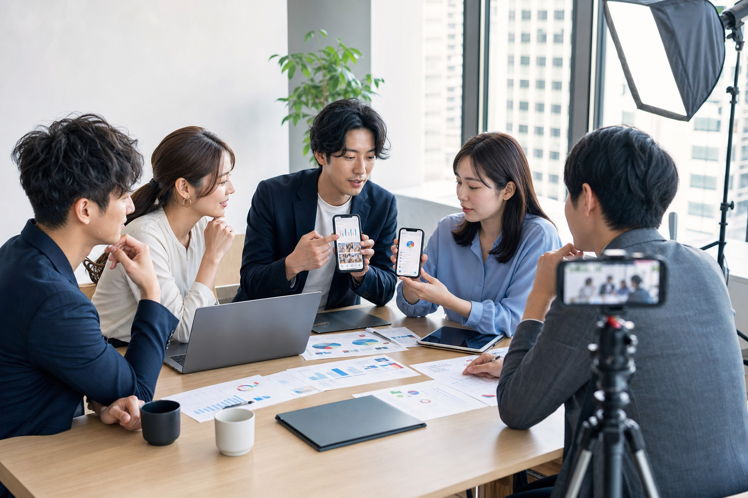 TikTok運用代行の業務内容をイメージした画像