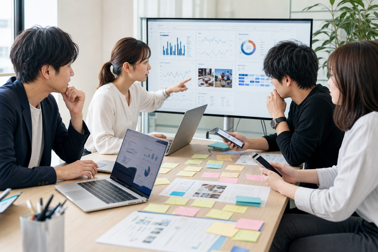 SNSレポート作成の5ステップをイメージした画像