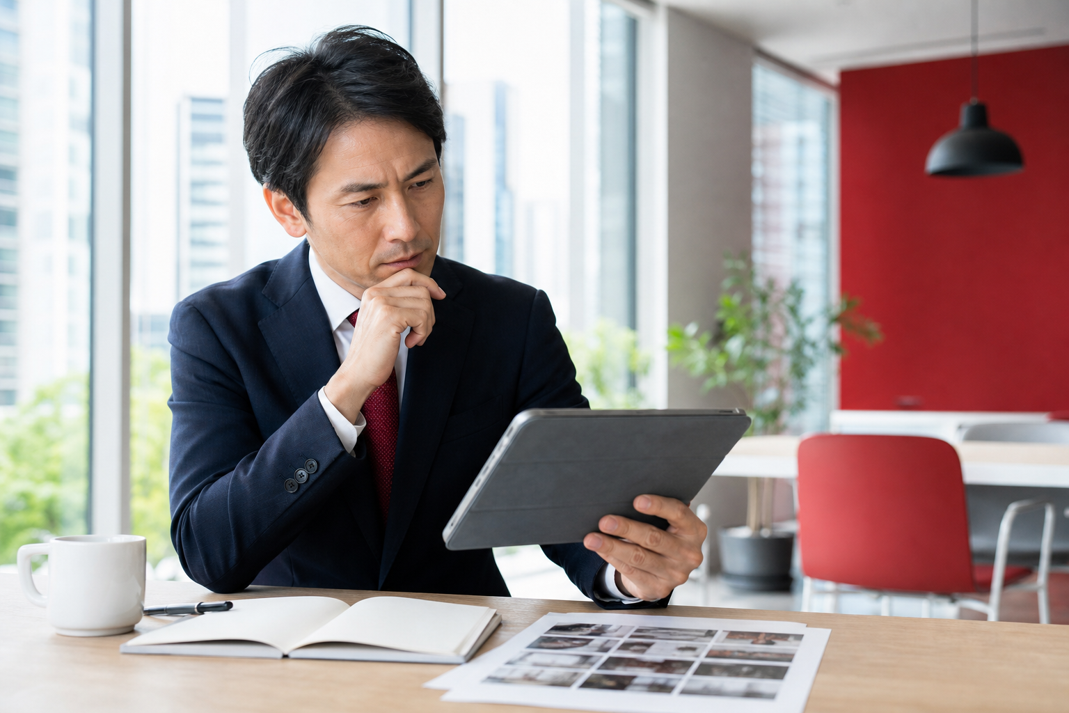失敗しないYouTube制作会社の選び方をチェックする様子